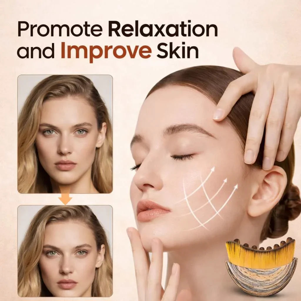 Grosyhub GlowLift Face Sculptor Brush - Skin Tightening, Face Lifting & Instant Glow Massage Tool