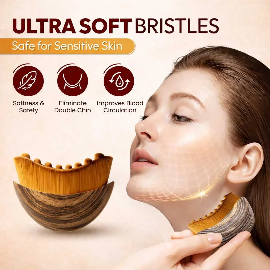 Grosyhub GlowLift Face Sculptor Brush - Skin Tightening, Face Lifting & Instant Glow Massage Tool