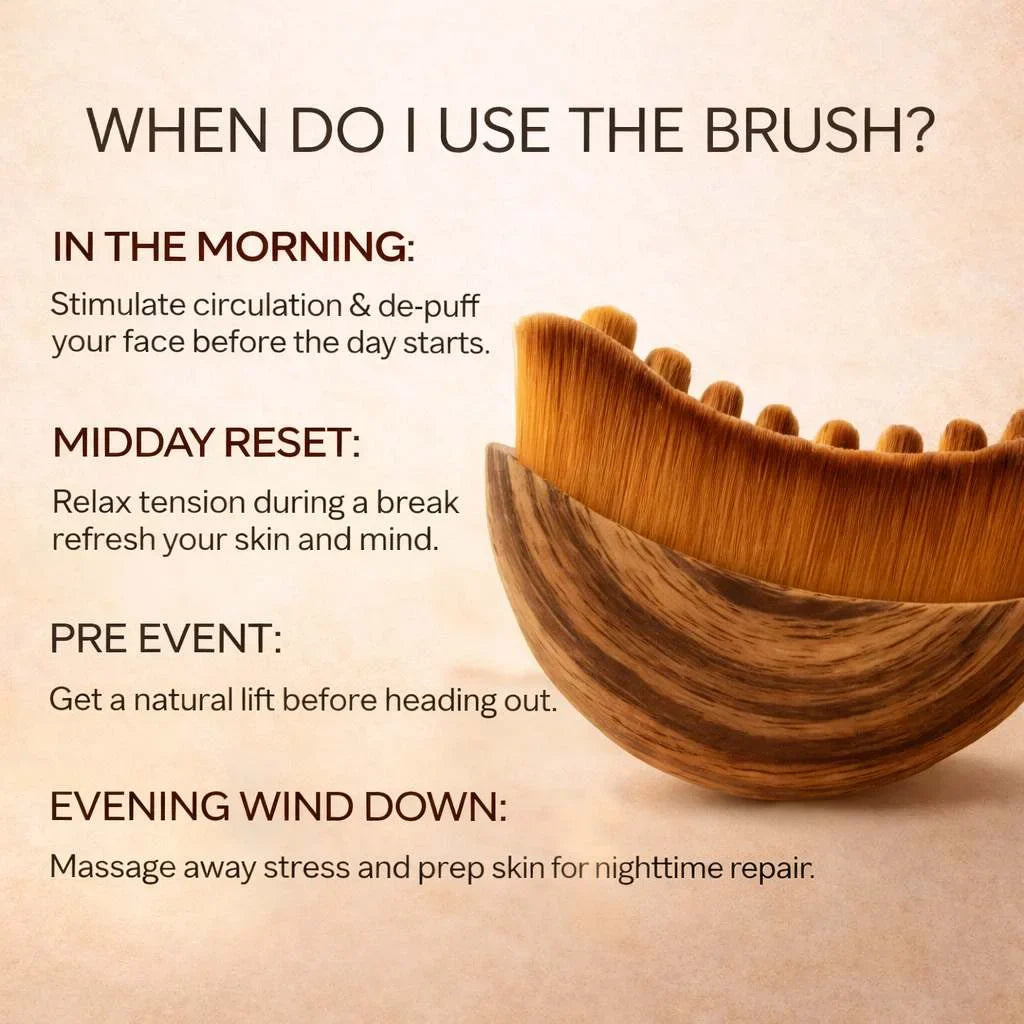 Grosyhub GlowLift Face Sculptor Brush - Skin Tightening, Face Lifting & Instant Glow Massage Tool