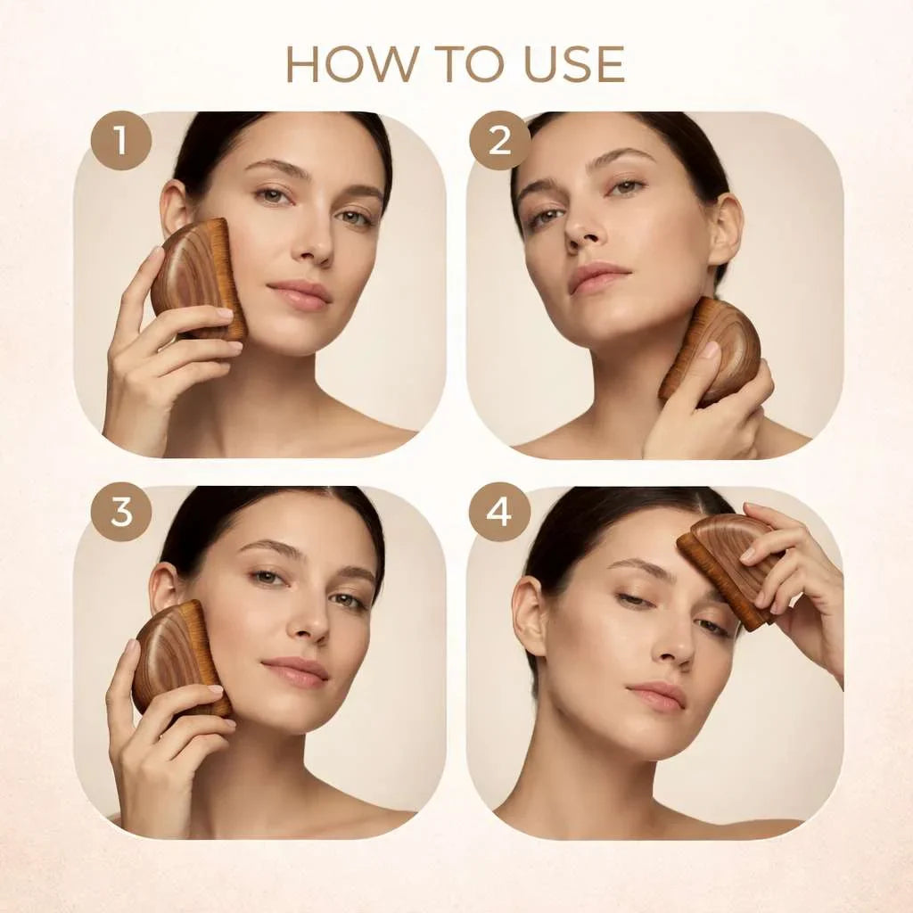 Grosyhub GlowLift Face Sculptor Brush - Skin Tightening, Face Lifting & Instant Glow Massage Tool
