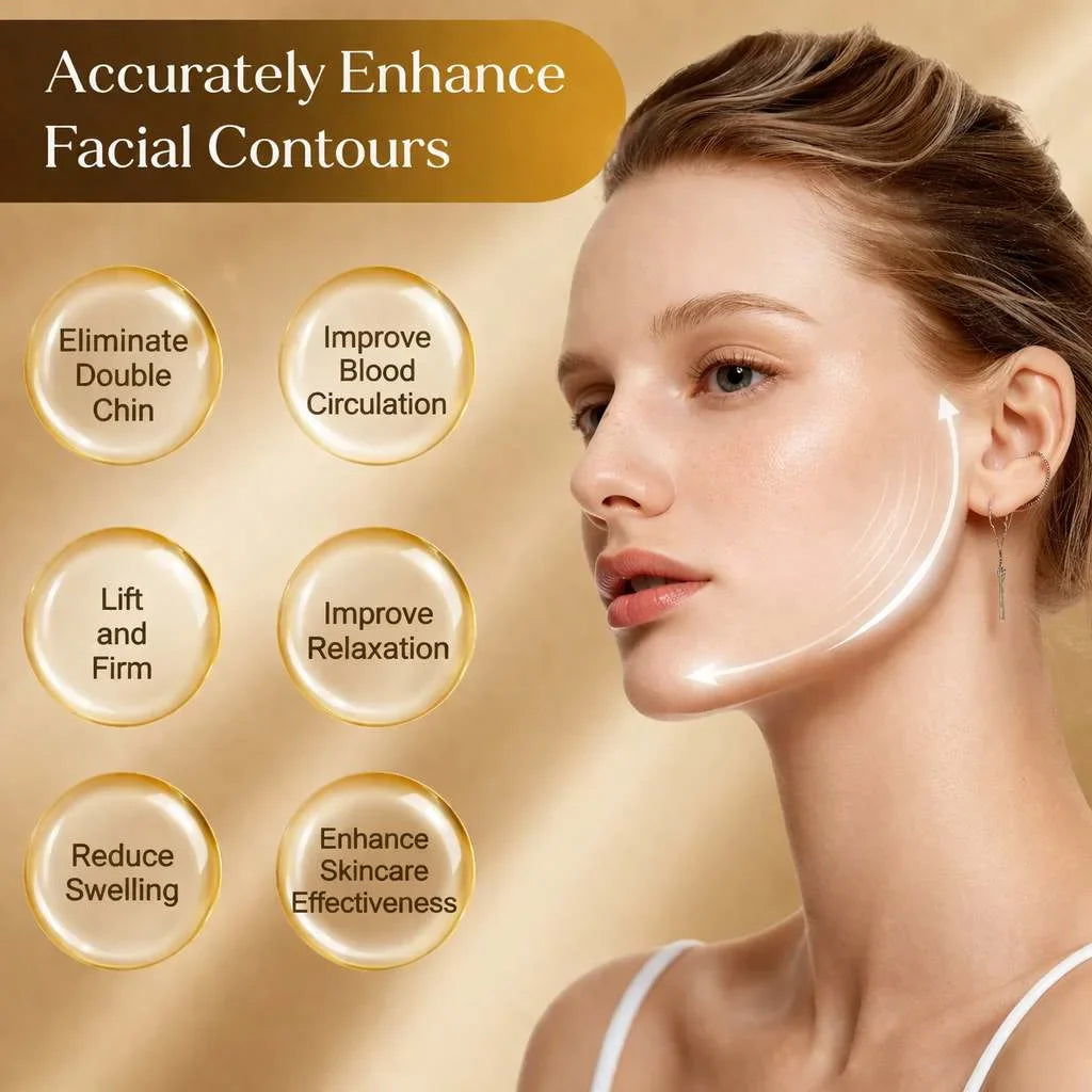 Grosyhub GlowLift Face Sculptor Brush - Skin Tightening, Face Lifting & Instant Glow Massage Tool