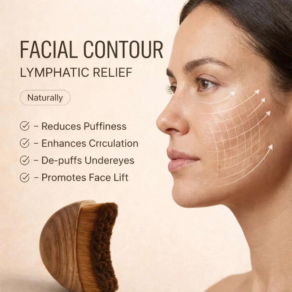 Grosyhub GlowLift Face Sculptor Brush - Skin Tightening, Face Lifting & Instant Glow Massage Tool
