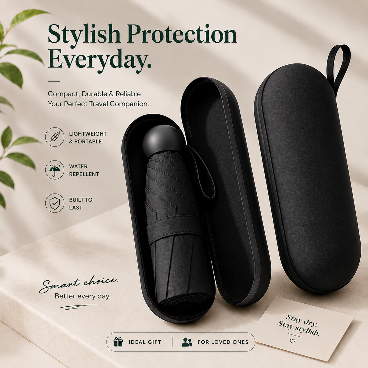 UV & Sun Protection Rain Mini Compact Umbrella