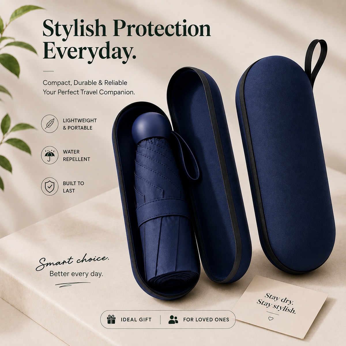 UV & Sun Protection Rain Mini Compact Umbrella
