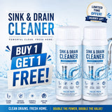 (Buy 1 Get 1 Free) Powerful Sink and Drain Cleaning Powder | 200gm Each Pack