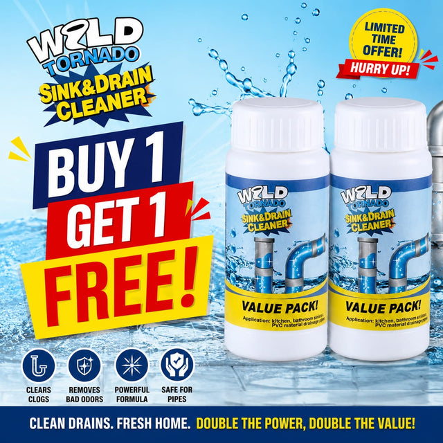 (Buy 1 Get 1 Free) Powerful Sink and Drain Cleaning Powder | 200gm Each Pack