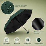 UV & Sun Protection Rain Mini Compact Umbrella