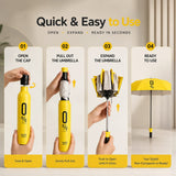 Wine Bottle Umbrella – Windproof & Durable