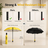 Wine Bottle Umbrella – Windproof & Durable