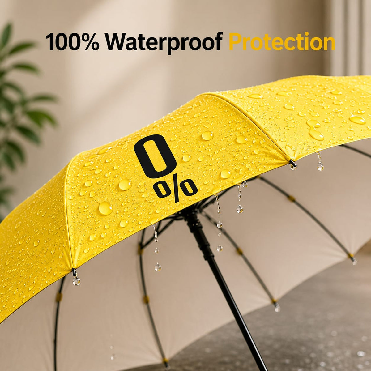 Wine Bottle Umbrella – Windproof & Durable
