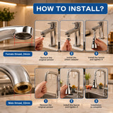 Flexible Tap Extender for Sink
