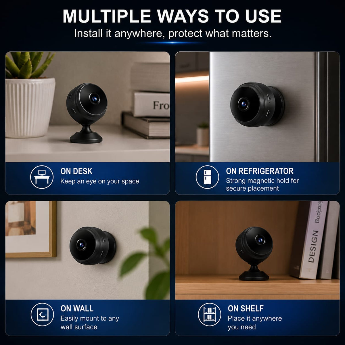 HD Magnetic Mini Camera