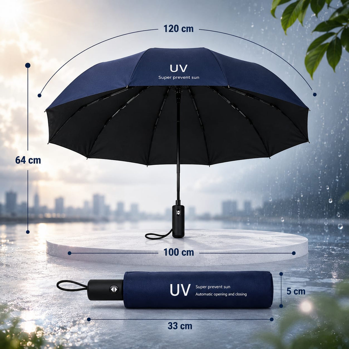 UV Protection Umbrella Auto Open/Close