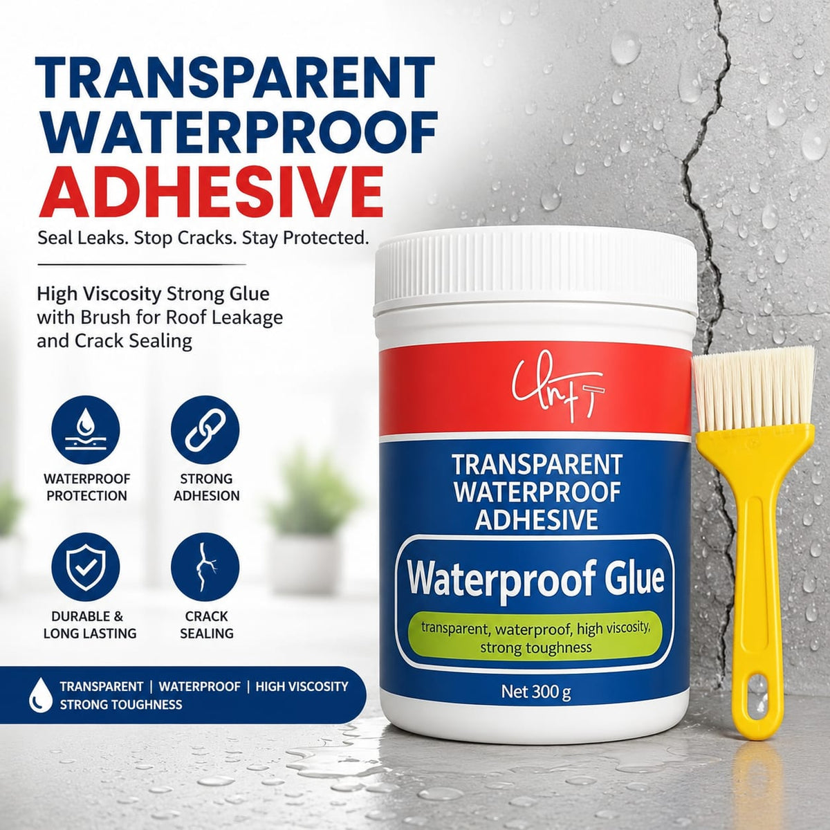 Grosyhub Transparent Waterproof Glue