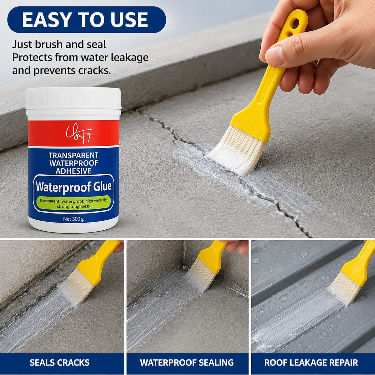 Grosyhub Transparent Waterproof Glue