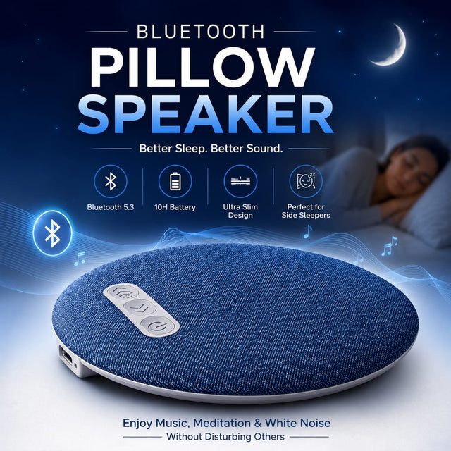 Bluetooth Pillow Speakers for Sleeping