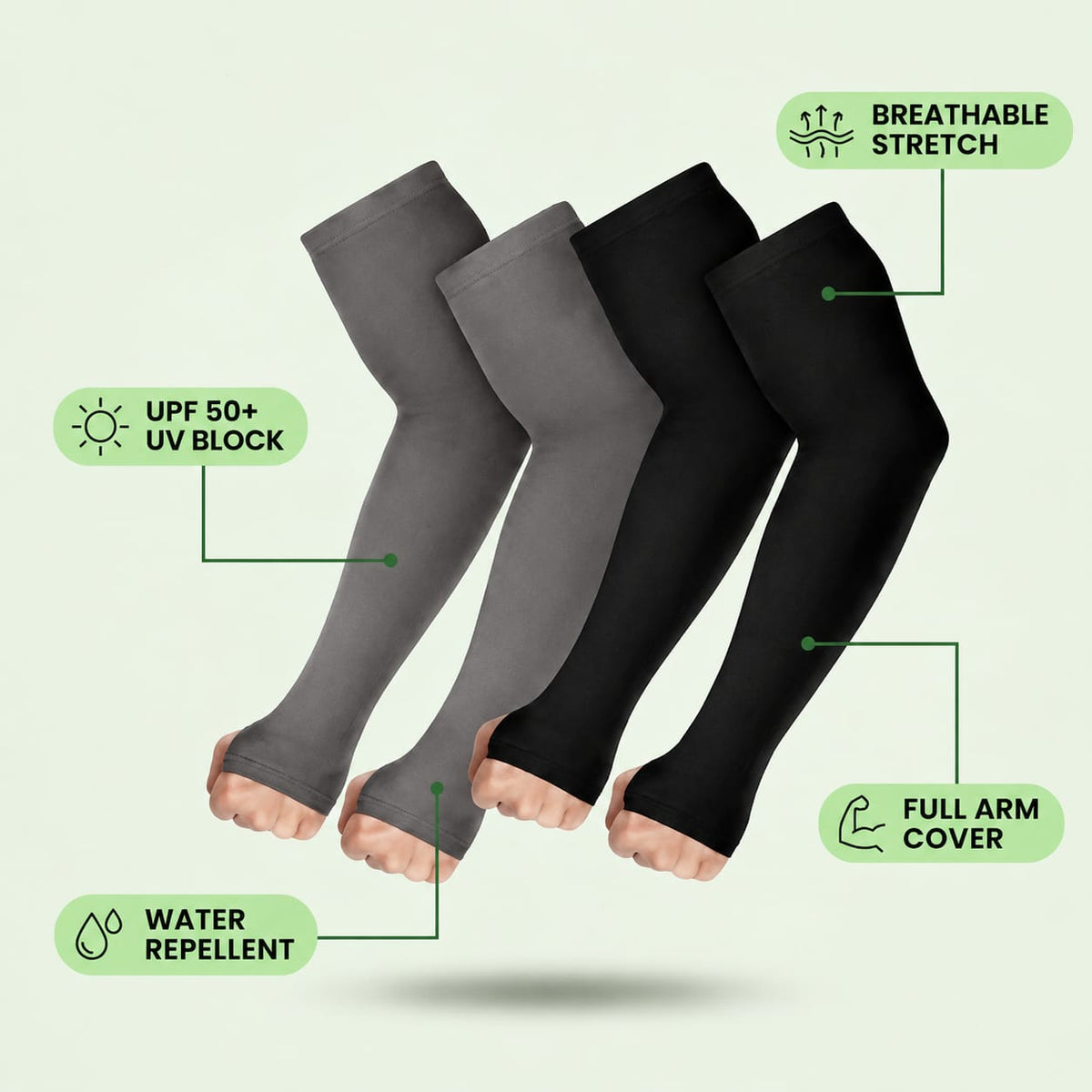Waterproof Hand Sleeves for Sun And Water Protection