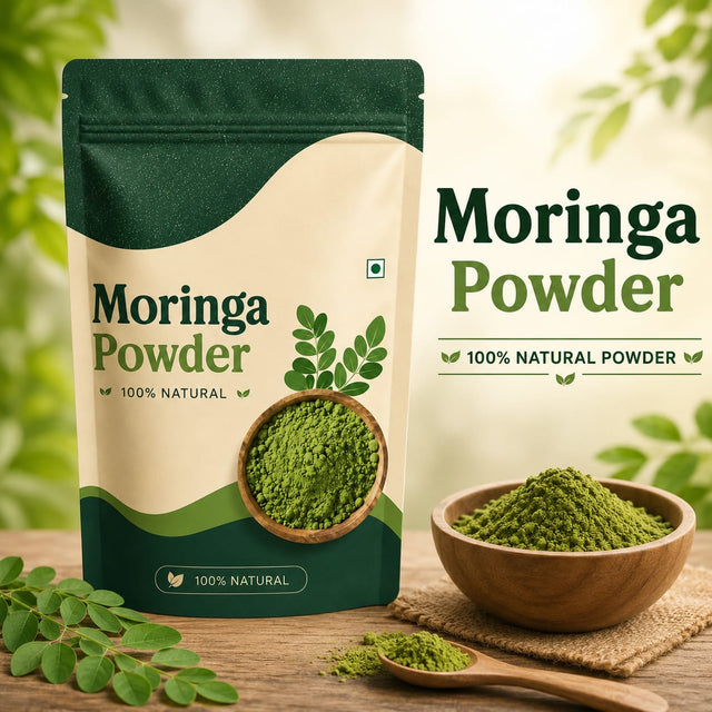 100% Natural Moringa Powder – Pure & Nutrient Rich