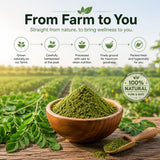 100% Natural Moringa Powder – Pure & Nutrient Rich