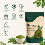 100% Natural Moringa Powder – Pure & Nutrient Rich