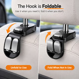 Premium 360° Car Seat Headrest Hook