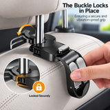 Premium 360° Car Seat Headrest Hook