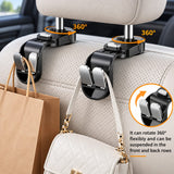 Premium 360° Car Seat Headrest Hook