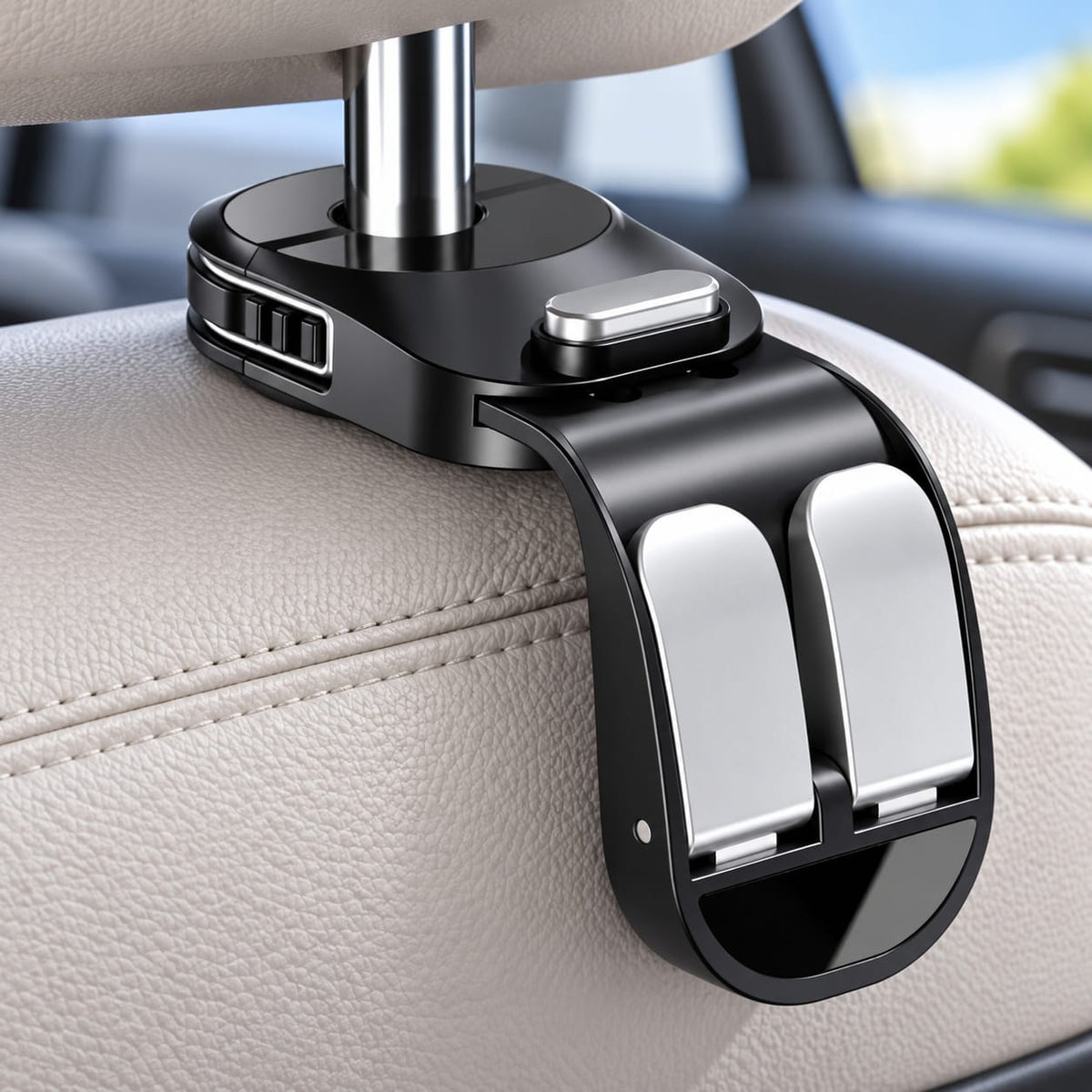 Premium 360° Car Seat Headrest Hook