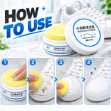 White Shoe Cleaner Cream - Instant Shoe Cleaning & Whitening Solution