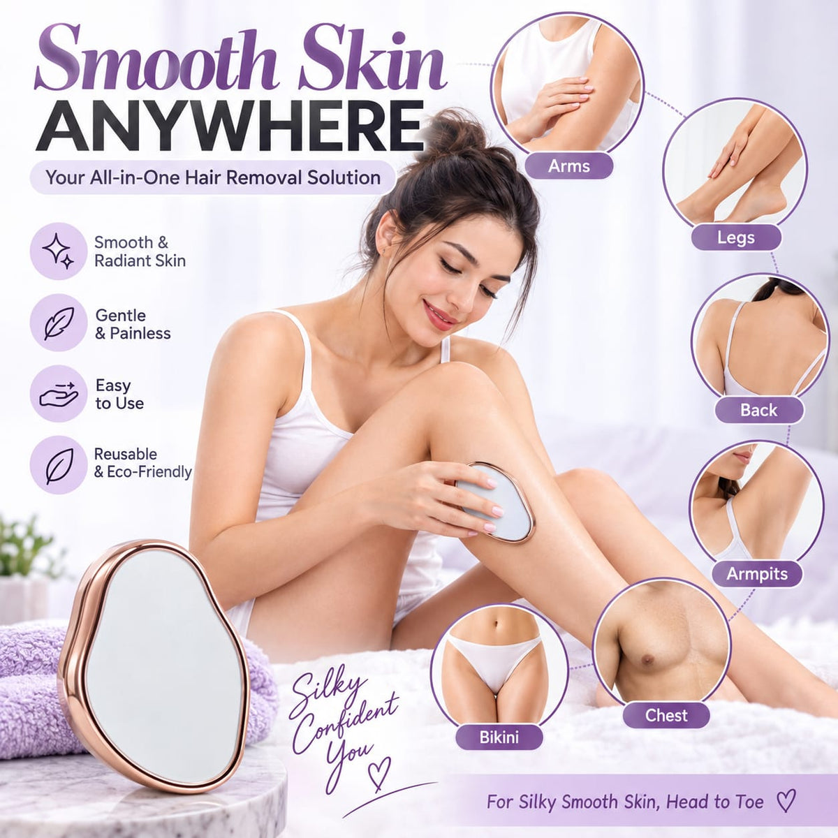 GlowSmooth Crystal Hair Remover
