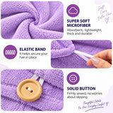 CuddleDry Hair Towel for Women 500 GSM (Multicolour)