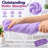 CuddleDry Hair Towel for Women 500 GSM (Multicolour)