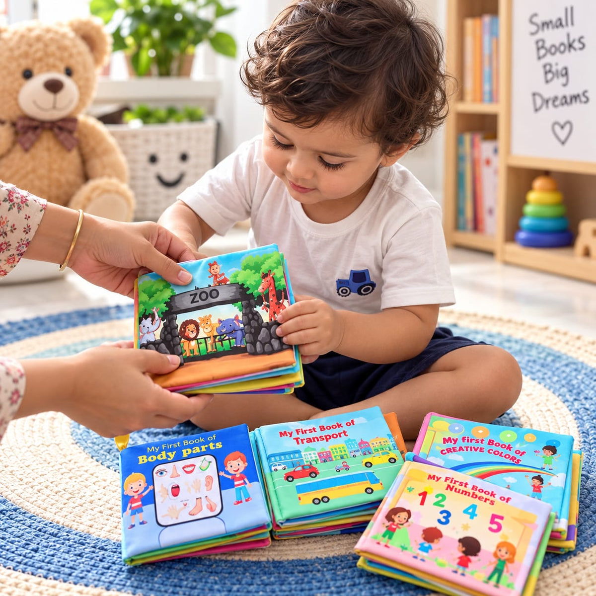 Screen-Free Learning Toy | Cloth Books