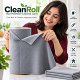 CleanRoll Tear-Off Microfiber Cleaning Cloth Roll