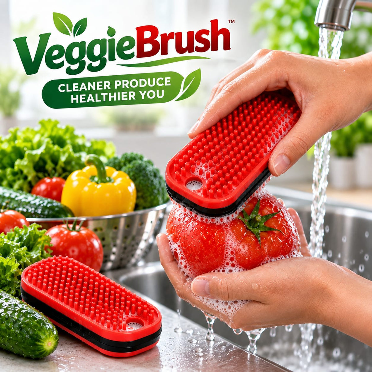 VeggieBrush | Smart Fruit & Vegetable Cleaning Brush