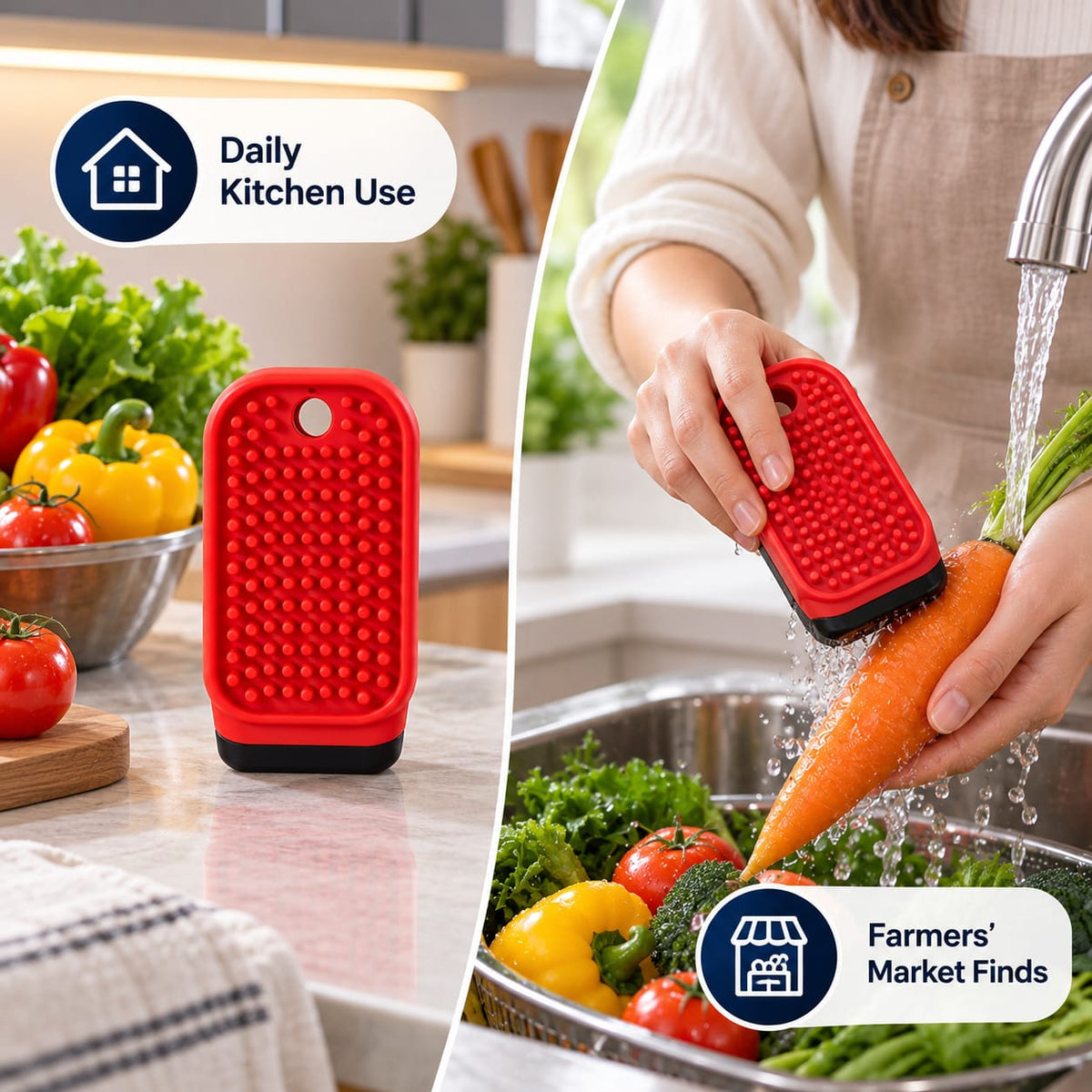 VeggieBrush | Smart Fruit & Vegetable Cleaning Brush