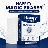 Happyy Magic Eraser (Pack of 2)– Powerful Multi-Surface Cleaning