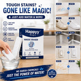 Happyy Magic Eraser (Pack of 2)– Powerful Multi-Surface Cleaning