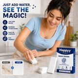 Happyy Magic Eraser (Pack of 2)– Powerful Multi-Surface Cleaning