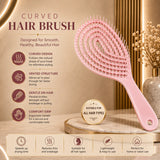 Premium Pink 3D Hair Brush for Styling, Detangling and Grooming for Men and Women