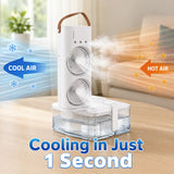 Rechargeable Mini Air Cooler with LED Light
