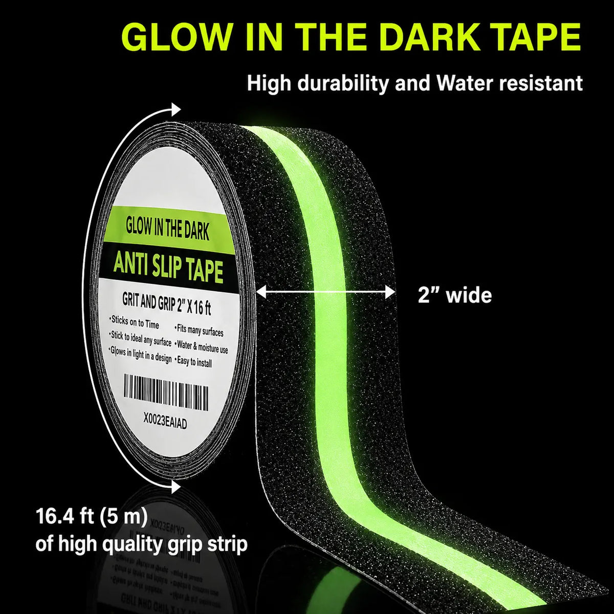 Anti Skid Tape Glow In The Dark [5m]