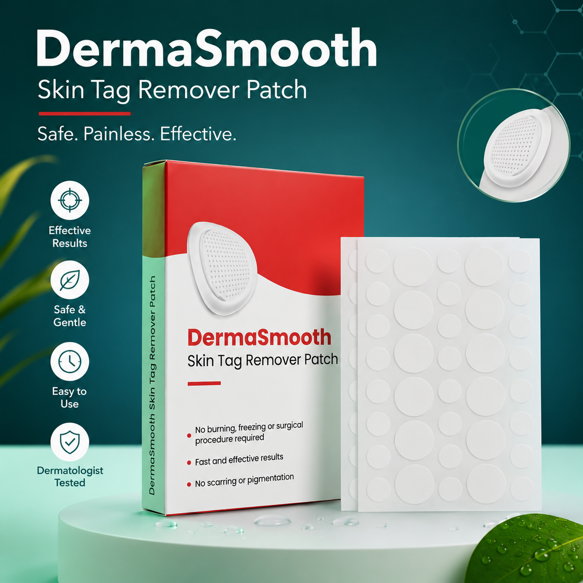 DermaSmooth Skin Tag Remover Patch