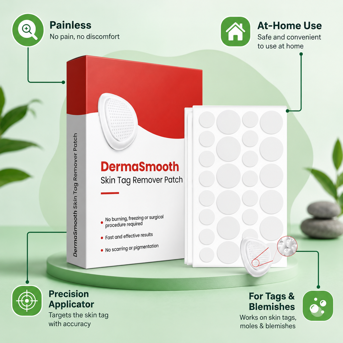 DermaSmooth Skin Tag Remover Patch