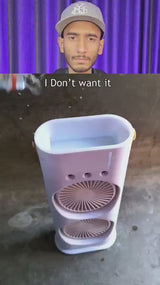 Rechargeable Mini Air Cooler with LED Light