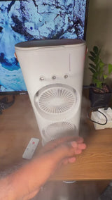 Rechargeable Mini Air Cooler with LED Light