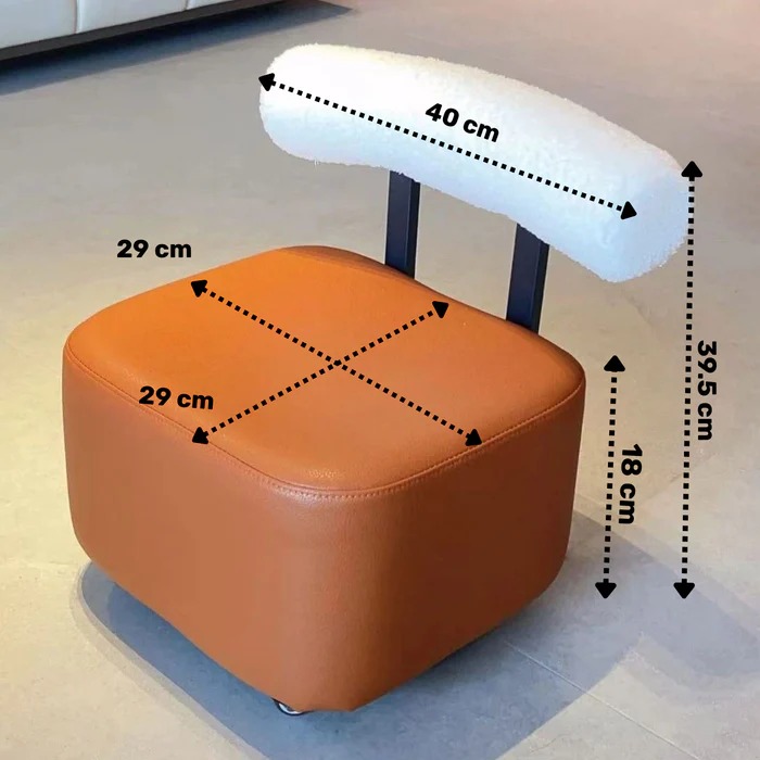 360 Degree Movable Contemporary Leisure Sofa Chair with Backrest