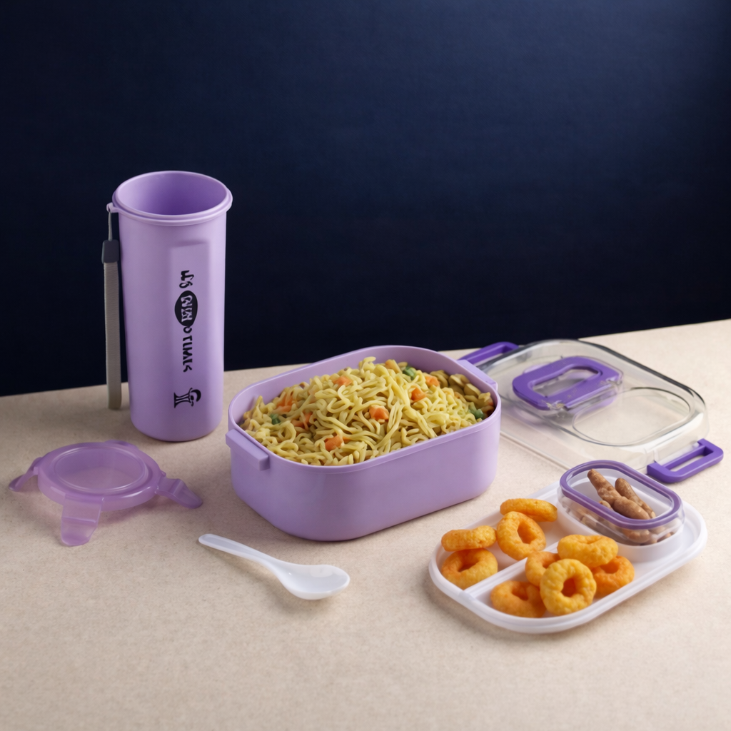 Grosyhub Yummy Combo: The Quad-Lock Flavor-Seal Dining Suite