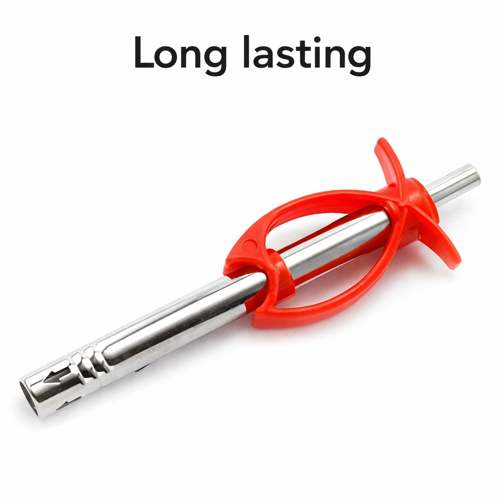 Grosyhub Fish-Grip Series Kitchen Gas Lighter – Multi-Color Steel Sparker