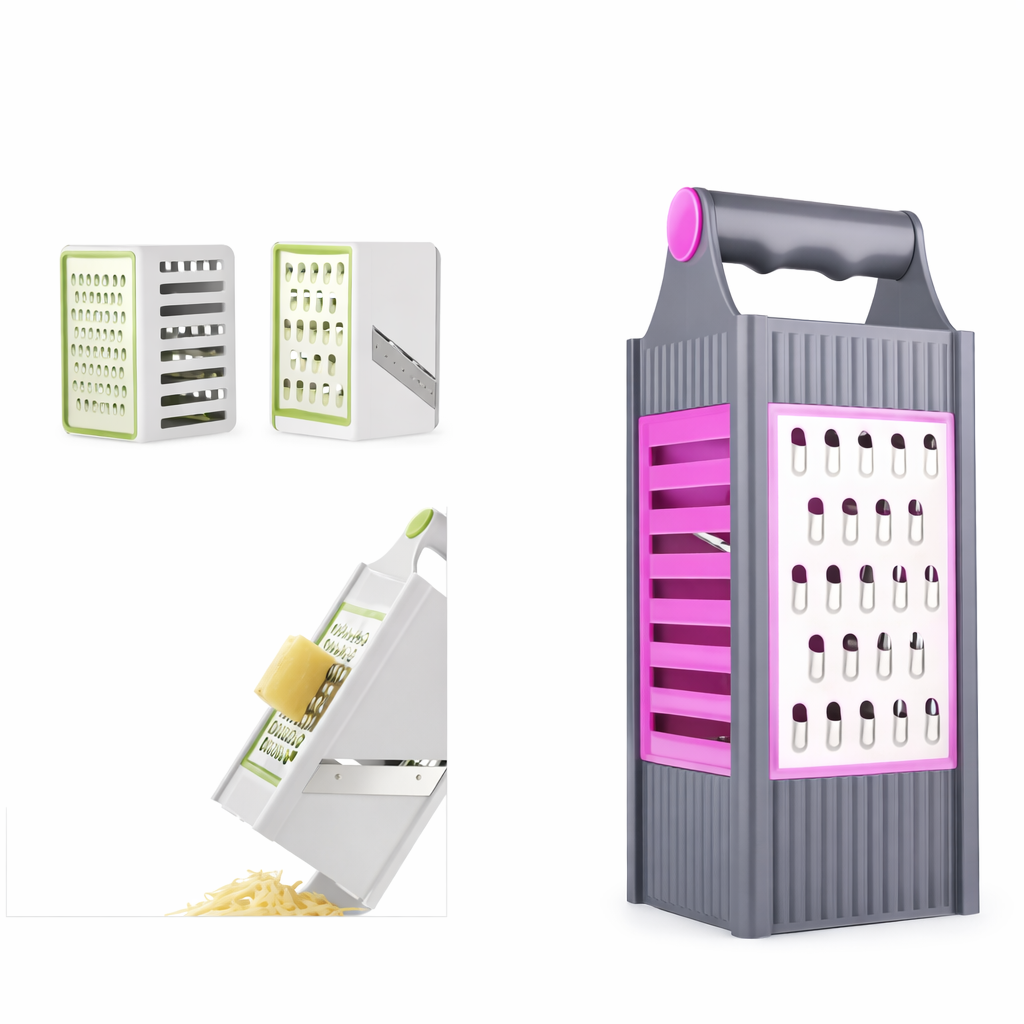 Grosyhub Multi-Prep 4-in-1 Slicer & Grater – All-in-One Kitchen Master